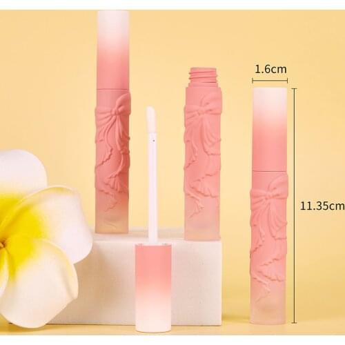 10/30/50pcs 3ml Lip Gloss Tubes bowknot Round Lip Glaze Bottle DIY Lip Gloss Container Refillable BottlesMakeup lips cosmetics