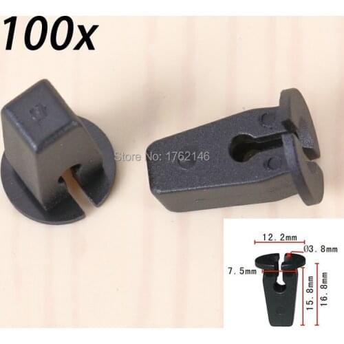 100 Pcs Locking Nuts / Screw Grommets 867809966 811807557C 811-807-557-C Fit For Audi Seat & Skoda