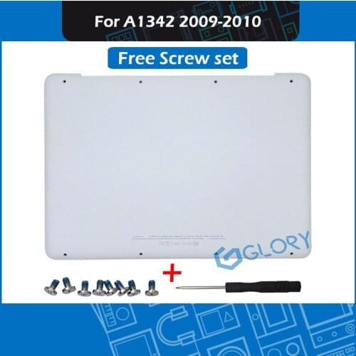 5pcs/Lot A1342 White Lower Bottom Case Cover 604-1033 For Apple MacBook 13" Unibody A1342 2009 2010 EMC 2350 EM2395 MC207 MC516