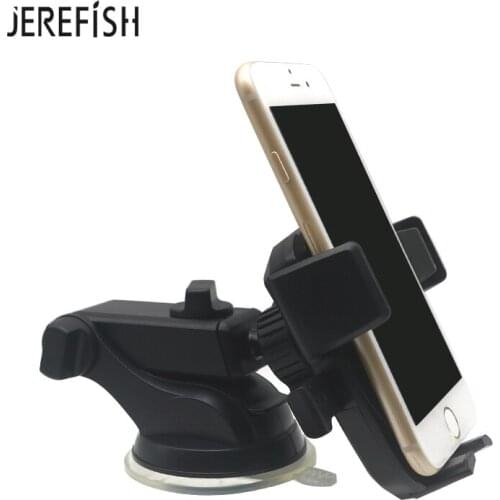 JEREFISH Car Phone Holder For iPhone XR XS Max 6 6S Plus Anti-gravity Air Vent Phone Holder Clip Phone Stand For Xiaomi POCO F1