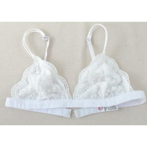 Clearance stock wireless bra sleeping underwear triangle lace bra comfortable ultra-thin bralette