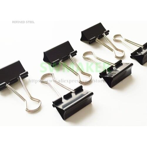 SWMAKER 15mm/19mm/25mm/32mm/41mm/51mm black Clips for Heatbeds Foldback Bulldog Glass Bed Clip for DIY Reprap 3D Printer