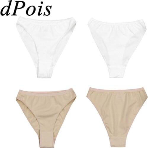 Dpois Kids High Cut Ballet Dance Briefs Underwear Underpants Cute Girls Ballet Dance Gymnastics Bottom Ballerina Dance Panties