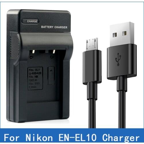 EN-EL10 MH-63 Camera Battery Charger for Nikon COOLPIX S60 S80 S200 S210 S220 S230 S500 S510 S520 S570 S600 S700 S4000 S5100