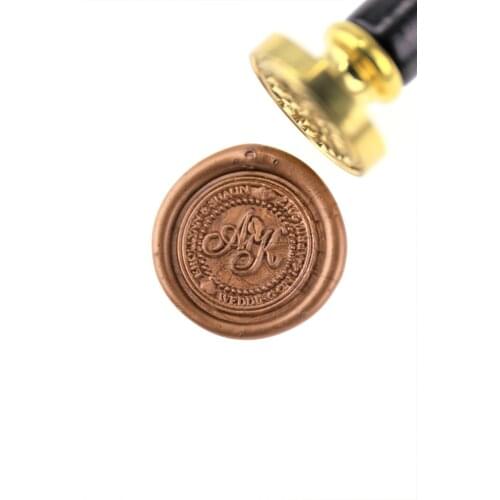 Personalized monogram wax seal stamp/Custom wedding initials seals/wedding invitation seal/custom wedding stamp