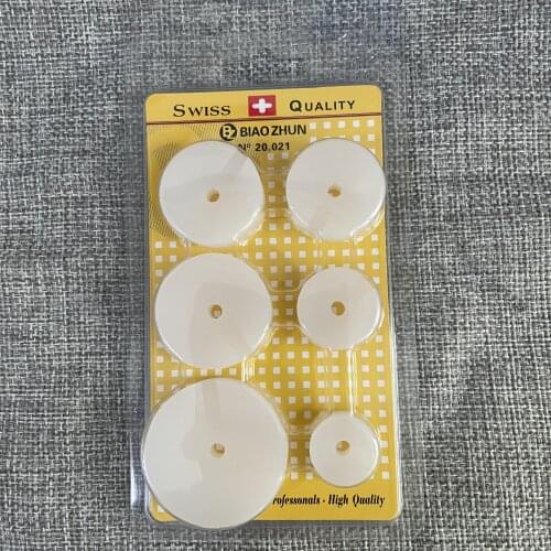 Repair tool high quality soft rubber core cushion core base silica gel soft press 6 grains set core base
