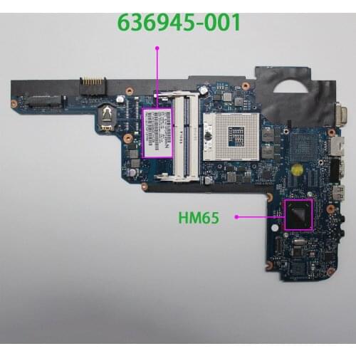 For HP Pavilion DM4 DM4T-2000 Series 636945-001 6050A2402401-MB-A02 HM65 Laptop Motherboard Mainboard Tested & Working Perfect