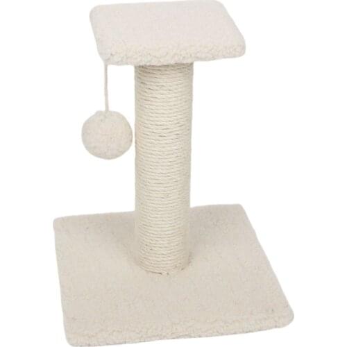 Multifunctional luxury small cat climbing frame toy Sheet metal Creative board Paper tube Sisal rope Cat scratching post