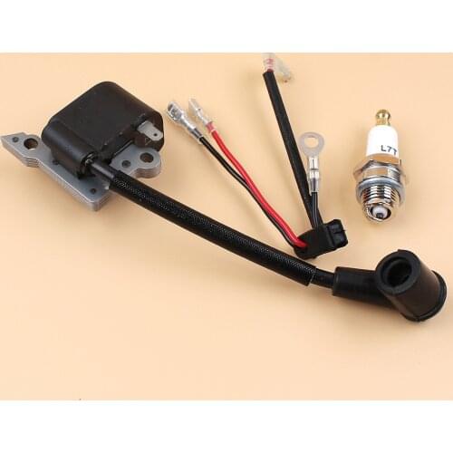 Ignition Coil Module Spark Plug Kit For HUSQVARNA 240 235 136 137 141 23 26 36 41 Chainsaw Parts