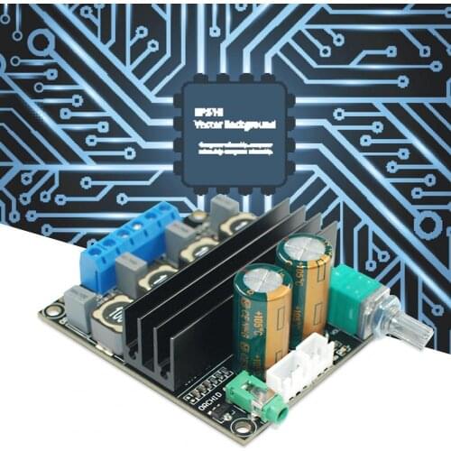 TPA3116D2 Digital 2.0 Amplifier Board High-power HiFi PCB Dual-channel Stereo Amplifier Module for Home 10-25V