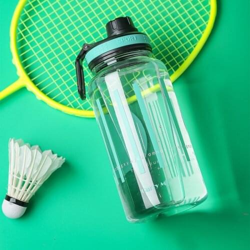 Transparent Portable Sport Water Bottle Plastic Summer Eco Friendly Kawaii Water Bottle Drinking Trinkflasche Drinkware Ed50sp