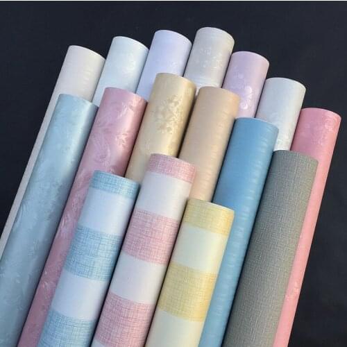 Colomac modern PVC pattern wall sticker waterproof and neat self adhesive bedroom living room domitory background wallpaper
