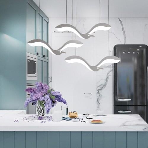Modern Simple led Pendant Lamps Creative Bedroom Bird Hanging Light Art Dining Room Pendant Light Living Room led Hanging Lamps