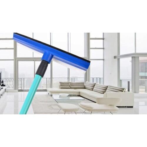 Lengthened Window Squeegee Cleaner Brush Shower Car Wiper Sponge Glass Cleaner Tools Brush Washing Windows Adjust Double Sided