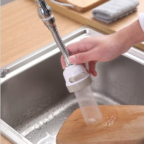 Household Tap Faucet Booster Water Saver Kitchen Tap Water Filter Creative Splash-proof Retractable Shower Gift