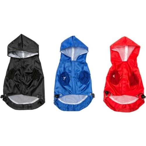 Waterproof Dog Raincoat Summer Rain Leisure Lightweight Durable Dog Coat Jacket Pet Dog Accessories