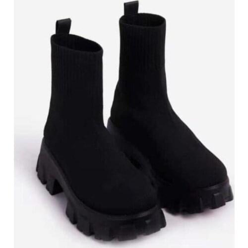 Socks Shoes Large Size Womens Shoes Ins Super Fire 2021 New Summer Korean Version of The Net Red Elastic Sports Shoes