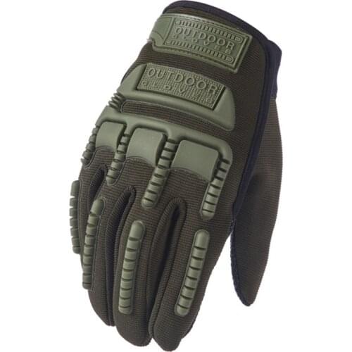 Winter Sport Army Combat Tactical Gloves Mens Outdoor Military Full Finger Tactical SWAT Soldier Shoot Wear-Resistant Gloves