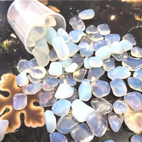 100g 10-15mm Large-size Opal Gravel Polishing Stone Fish Tanks and Aquariums Decoration Gifts
