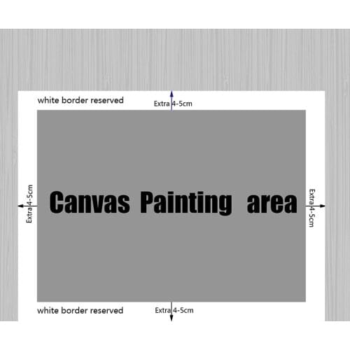 80x120cm Unframed Customized painting by numbers