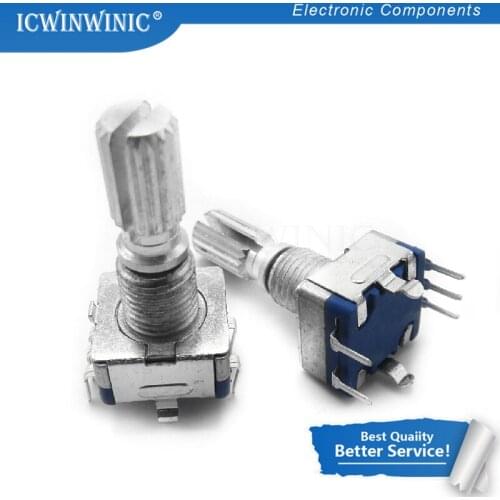 5piece Plum handle 20mm rotary encoder coding switch / EC11 / digital potentiometer with switch 5 Pin In Stock