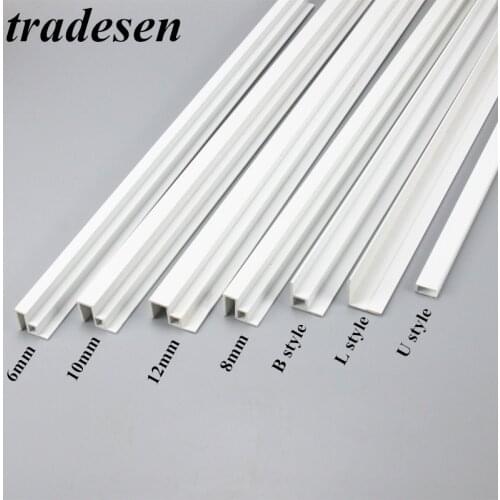 Aquarium fish tank PVC plastic white chute double deck side strip double deck chute side strip double deck push-pull chute
