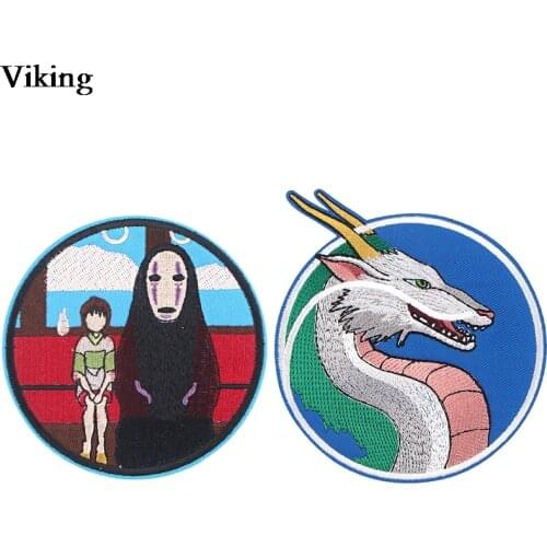 Anime Patch Cartoon T-shirt Patch Stickers Diy Appliques Iron on Patches for Clothing Embroidered Badge G0747