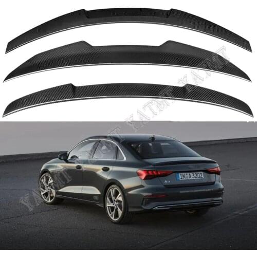 Carbon Fiber Car Spoiler For Audi A3 8V 2013 2014 2015 2016 2017 2018 2019 2020