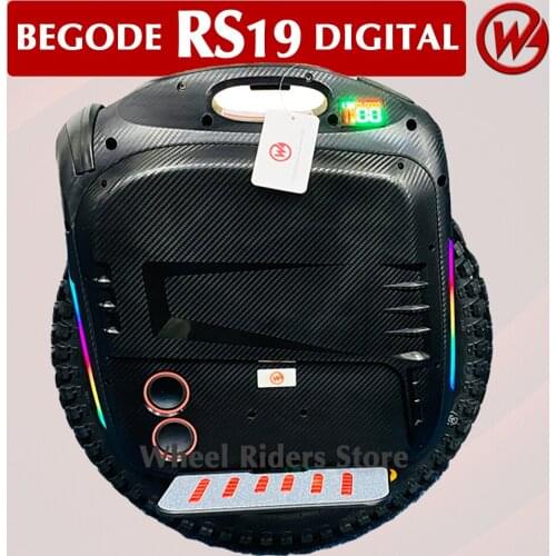 Begode RS Unicycle Gotway GW 18inch RS19 Display Black Mainboard Screen Electric Monowheel 2600W LG 100V 1800Wh 2021 New