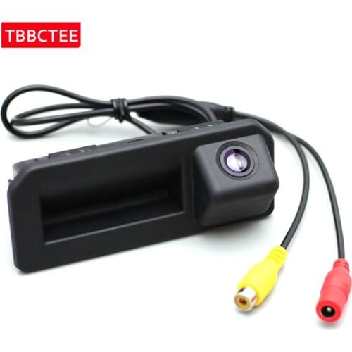 For Audi A5 (F5) 2017 2018 Trunk Handle Car Reverse Reversing Camera Rear View Backup Parking Camera HD CCD Night Vision