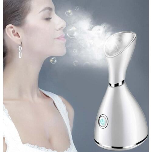 France Nano Ionic Facial Steamer For Facial Deep Cleaning Hot Steam Cleaner Face Sprayer Machine Beauty Face Steaming Device