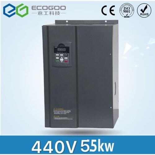 Hot sale 55KW/3 Phase 440V/100A Frequency Inverter--Free Shipping- vector control 55KW inverter/ Vfd 55KW
