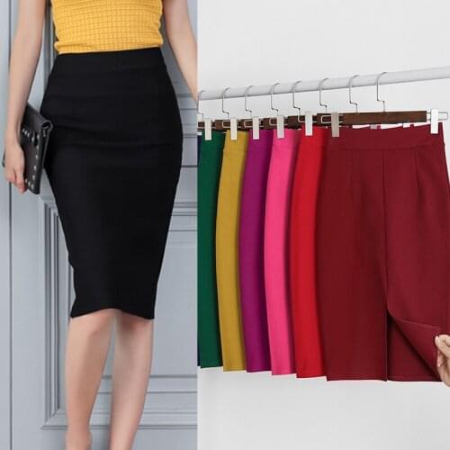Lancifolium Midi Pencil Skirts