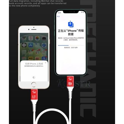 Mechanic Lightning High Speed Transmission Migration Data OTG Cable for Mobile Phone iPhone iPad Video Photo Synchronization