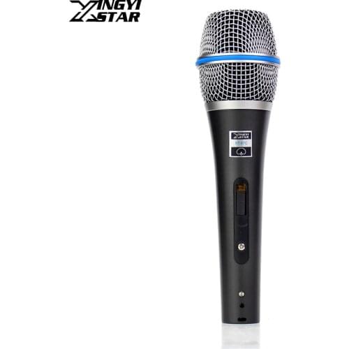 BT-87C Switch Professional Handheld Mic Vocal Dynamic Microphone System For Beta 87C Karaoke Youtube Amplifier Speaking Lectures