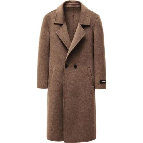 Handmade Double-faced Woolen Autumn Winter Jacket Men 100% Wool Coat Mens Jackets and Coats MG-1800002 MY1474