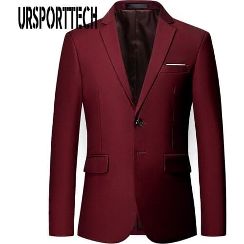 Men Blazer Oversize M-6XL Business Casual Slim Fit Suit Jacket Male Office Wedding Bridegroom Blazer Men Coat Terno Masculino