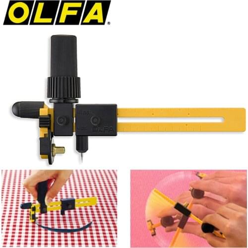OLFA CMP-3(4-22cm) Rotary Compass Circle Cutter Cutting Circle Knife Ratchet Handle Locked Fixed Utility Cutting Arc