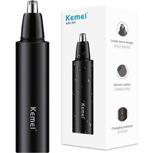 Original full body washable nose ear hair trimmer rechargeable electric trimer nose hair removal ear cleaner white or black