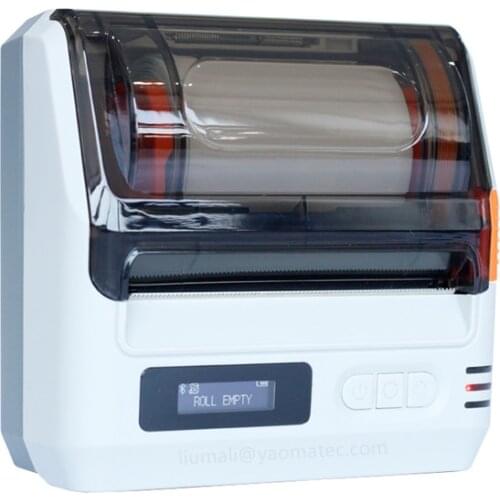 Portable Bluetooth Label Printer 80mm Wireless Bluetooth Thermal Printer Label Maker for Store Shipping Mini Label Printer