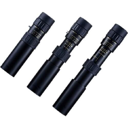Manufacturer Portable Pocket 10-30X25 Continuous Zoom Monocular Low Light Level Night Vision HD High Power Telescope