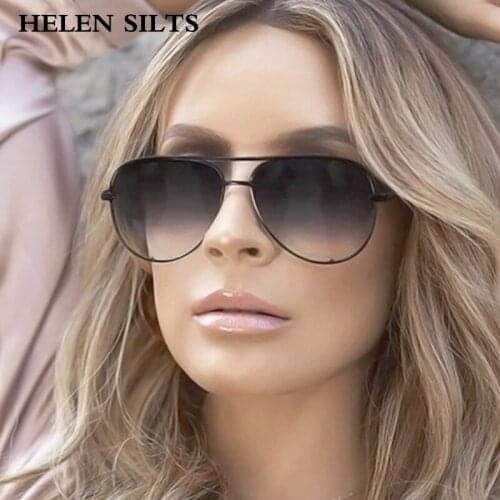 OEC CPO Fashion Pilot Sunglasses Men Brand Designer Lady Vintage Mirror Driving Black Sun glasses For Women UV400 Oculos De Sol