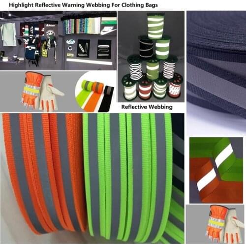 3CM 4CM 5CM Reflective Warning Webbing Clothing Accessories Reflective Strips