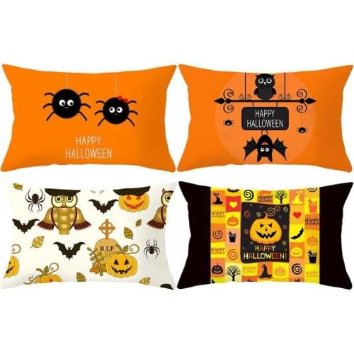Halloween Party Supplies Pillowcase Spider Pumpkin Halloween Props Party Supplies Kids Gift Home Sofa Decoration
