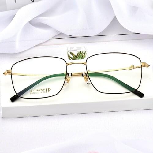 Viodream Retro polygonal titanium Spectacle Frame Optical Glasses Frame Prescription Eyewear Computer Glasses Oculos De Grau