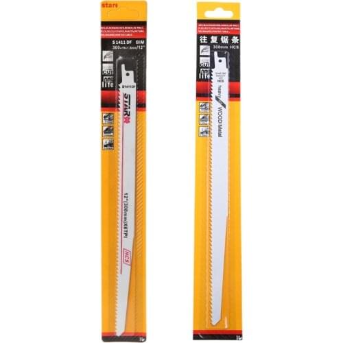 High Carbon Steel S1411DF 300mm 12\" Reciprocating Saw Blade Effective Flexible For Cutting Wood Woodworking R9JC