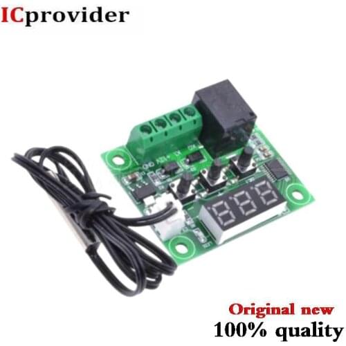 10pcs W1209 DC 12V heat cool temp thermostat digital temperature control switch temperature controller Waterproof Sensor