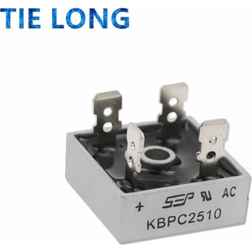 2PCS KBPC2510 25A 1000V Phases Diode Bridge Rectifier