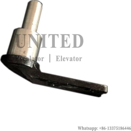 2pcs Elevator Door Vane Accessories Handle Length 152mm Width 38.5mm Thickness 10.5mm Lower End Socket OD 24mm