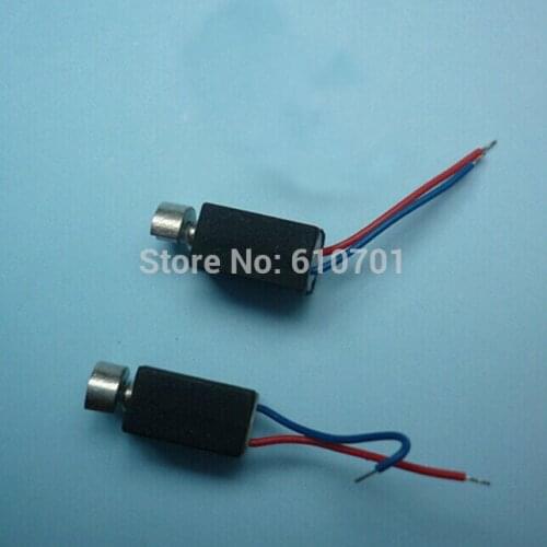 2pcs Wire Type 4x8mm DC 1.8-5V 6000RPM 2 Wire Connector Mobile Phone Vibration Motor